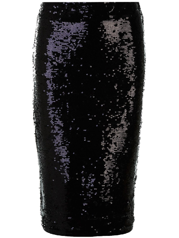 michael kors black sequin skirt