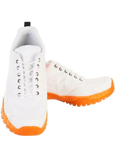 Shop Roa Leather Sneakers In White