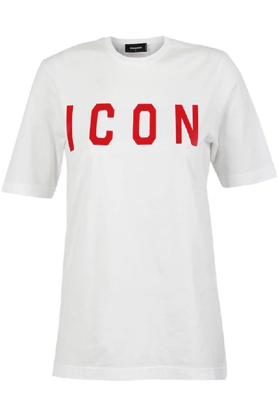 Shop Dsquared2 Icon T-shirt In White