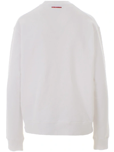 Shop Dsquared2 Icon Sweatshirt In White