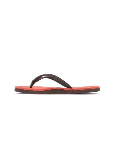 Shop Guidi Leather And Rubber Flip-flops In Grey