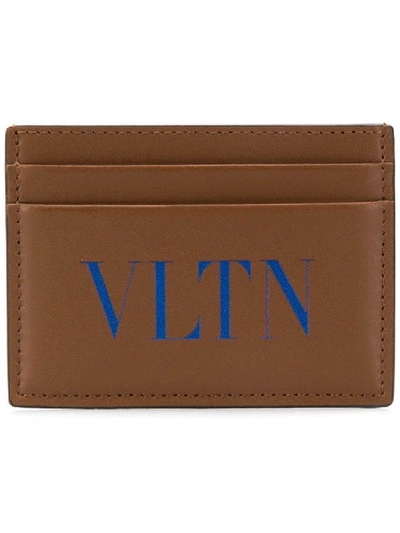 Shop Valentino - Brown Vltn Cardholder