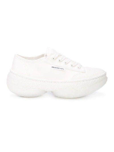 Shop Alexander Wang White Women's Chunky Sole Sneakers