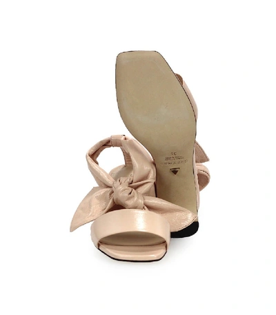 Shop Greymer Ivy Pink Leather Sandal In Neutrals