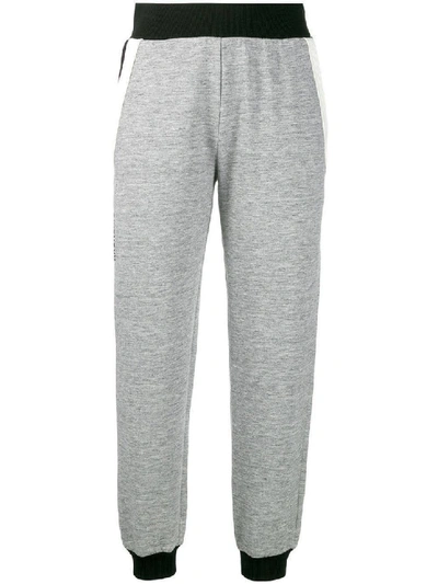 Shop Givenchy Grey Women's Black Trim Track Pants