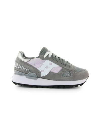 Saucony Shadow Grey Orchid Sneakers | ModeSens
