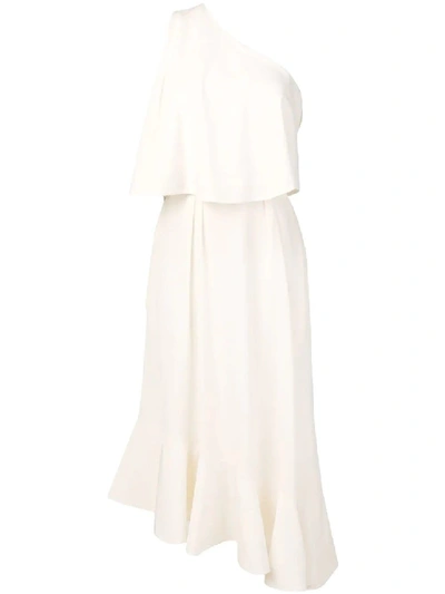 Shop Stella Mccartney White Women's Juliette Dress In Neutrals
