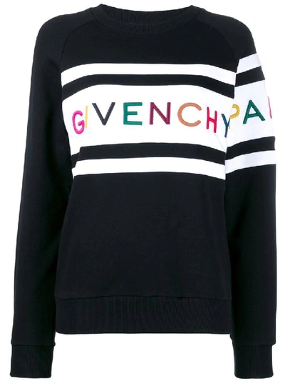Shop Givenchy Black & White Women's Paris Sweatshirt