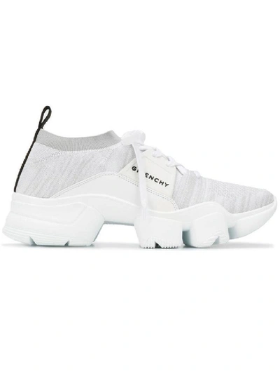 Shop Givenchy White Men's Jaw Sock Sneakers