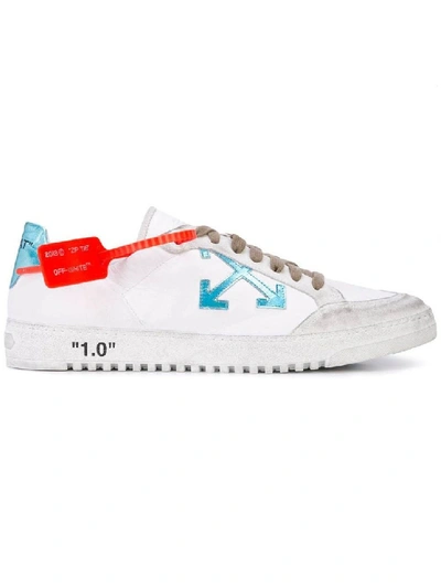 Shop Off-white Blue Men's 2.0 Low Sneakers In White