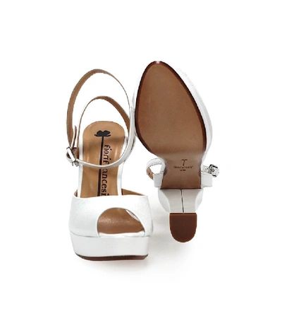 Shop Fiori Francesi White Platform Sandal