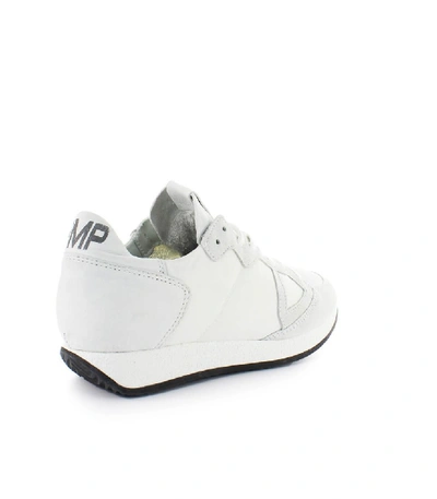 Shop Philippe Model Monaco Vintage White Sneaker