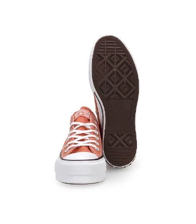 Shop Converse All Star Chuck Taylor Peach Sneaker In White
