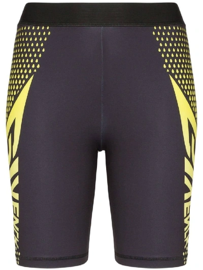 Shop Givenchy Black Women's Logo Print Cycling Shorts