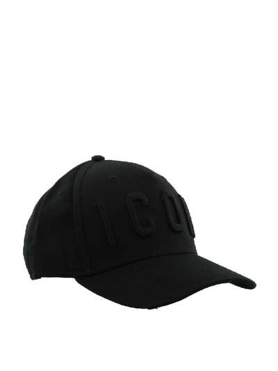 Shop Dsquared2 Icon Black Baseball Cap