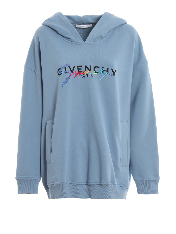 baby blue givenchy hoodie