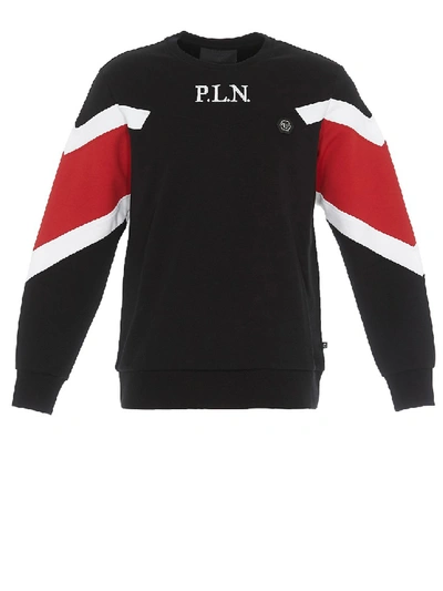Shop Philipp Plein Pln Colour Block Sweatshirt In Black
