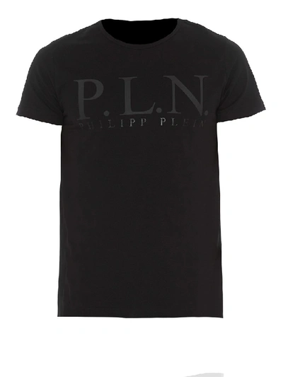 Shop Philipp Plein Embellished Rock Pp Black T-shirt
