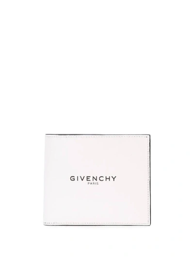 Shop Givenchy White Men's Glow In The Dark Logo Wallet