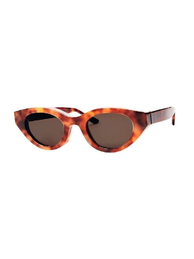 Shop Thierry Lasry Brown Women's Tortoise Acidity Sunglasses