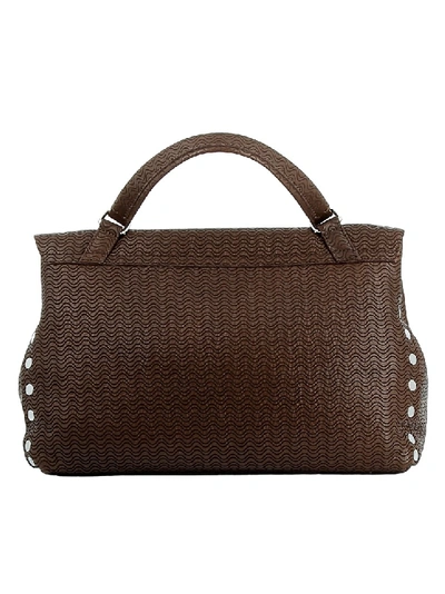 Shop Zanellato 6134-48-57 Women's Moretto Leather Handbag In Black