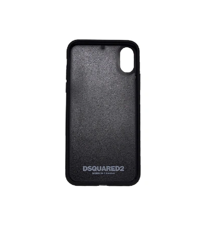 Shop Dsquared2 Multicolor Canada Logo Iphone X Cover In Blue