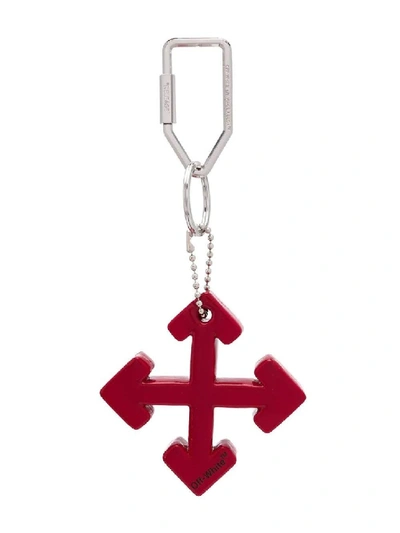 Shop Off-white Red Men's Arrows Key Ring