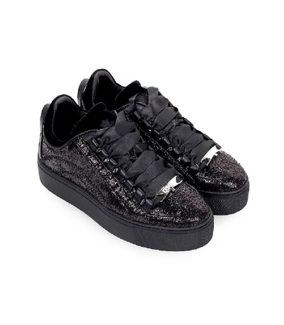 Shop Dsquared2 551 Maxi Sole Black Sequins Sneaker