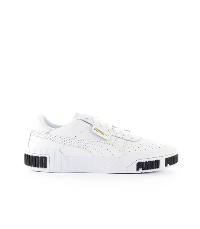 Shop Puma Cali Bold White Gold Sneaker