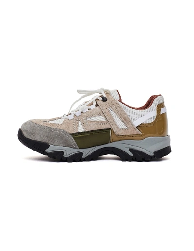 Shop Maison Margiela Security Sneakers With Vibram Sole In Grey