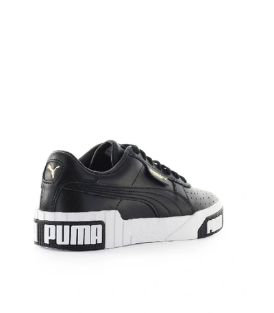 Shop Puma Cali Bold Black Gold Sneaker