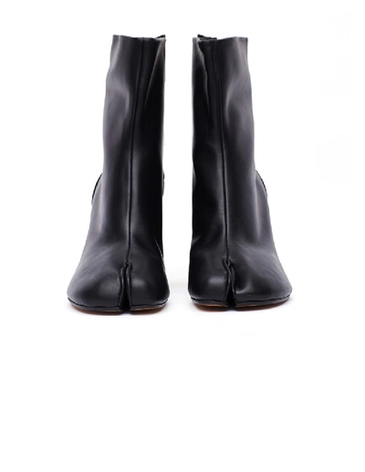 Shop Maison Margiela Hologram Heel Tabi Ankle Boots In Black