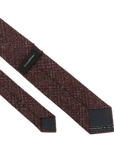 Shop Ermenegildo Zegna Tie Silk Z6d46 1l7 A In Black