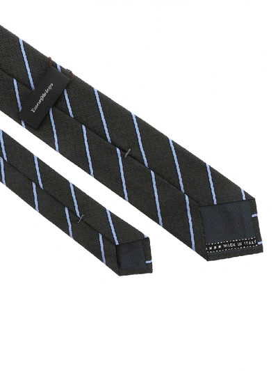 Shop Ermenegildo Zegna Tie Silk Z6e06 1l7 I In Black