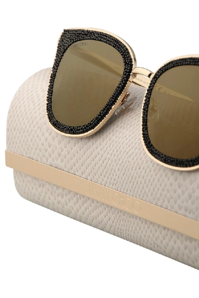 Shop Jimmy Choo Lizzy Sunglasses In Grey