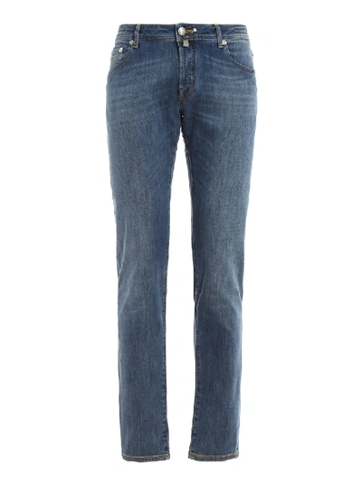 Shop Jacob Cohen 622 Comfort Denim Jeans In Grey