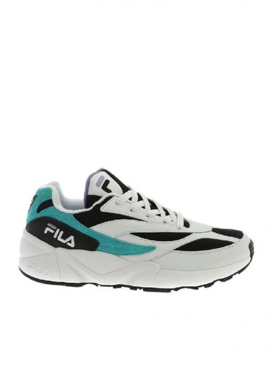 Shop Fila Sneaker Leather 1010573 11p In White