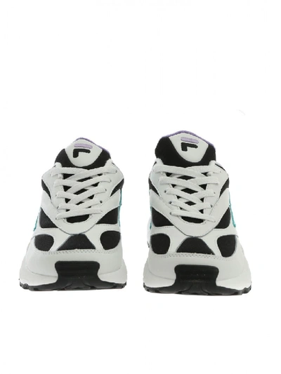 Shop Fila Sneaker Leather 1010573 11p In White