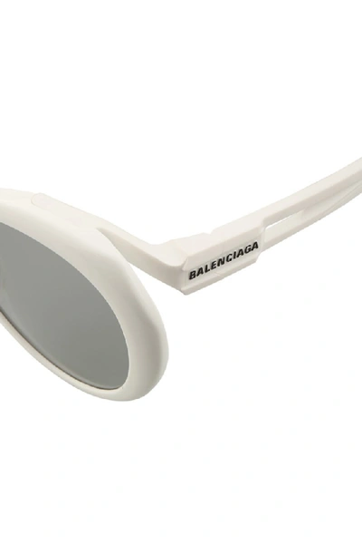 Shop Balenciaga Hybrid Butterfly Sunglasses In Grey
