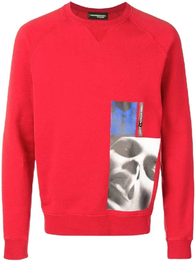Shop Dsquared2 Red Men's  X Mert & Marcus 1994 Pullover Sweatshirt
