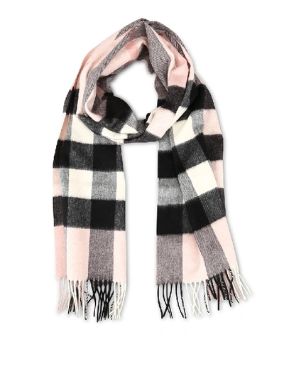 Shop Burberry Vintage Check Cashmere Scarf In Neutrals