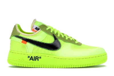 Shop Nike Air Force 1 Low Off-white Volt In Green