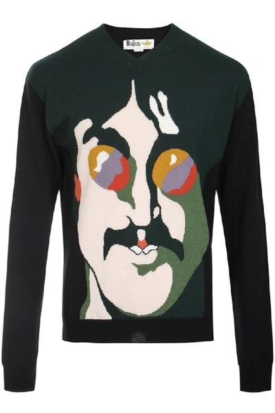 Shop Stella Mccartney John Lennon V-neck Sweater In Black