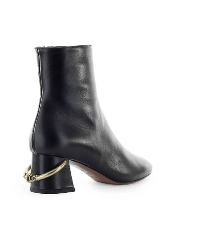 Shop L'autre Chose Chose Black Leather Ankle Boot