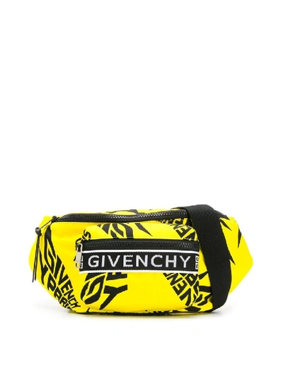 Shop Givenchy Large Nylon Belt Bag In Black