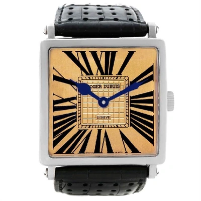 Shop Roger Dubuis Golden Square White Gold Limited Edition Mens Watch