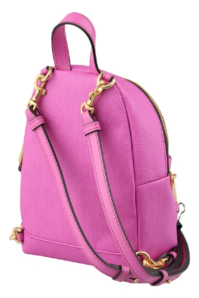 Shop Moschino Roman Teddy Bear Backpack In Pink