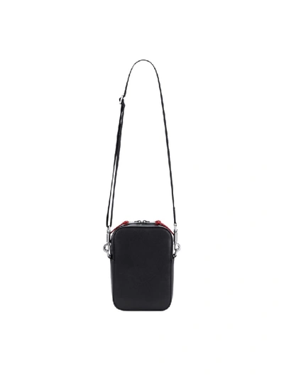 Shop Givenchy Mc3 Leather Crossbody Bag In Black