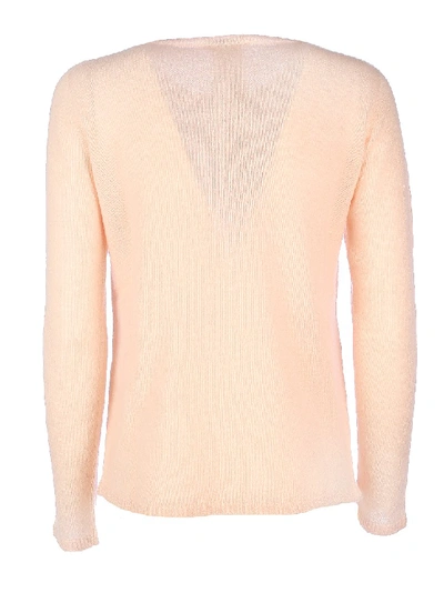 Shop Max Mara Zeno Cashmere Sweater In Neutrals