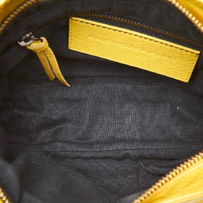 Shop Balenciaga Classic Hip Crossbody Bag In Yellow